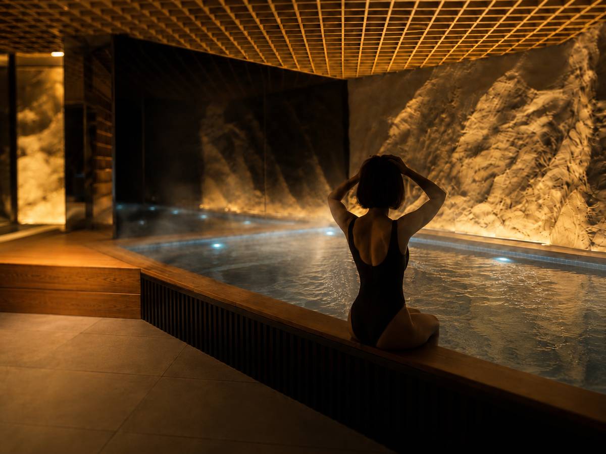 Below Ground facilities at Hideout Wellness